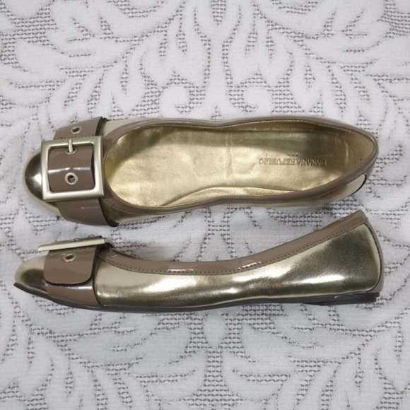 Banana Republic Buckle Accent Ballet Flats, sz 6 - Picture 3 of 7